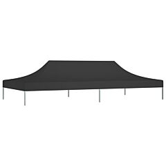 Party Tent Roof 6x3 m Black 270 g/m²