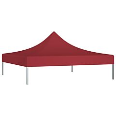 Party Tent Roof 2x2 m Burgundy 270 g/m²