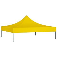 Party Tent Roof 2x2 m Yellow 270 g/m²