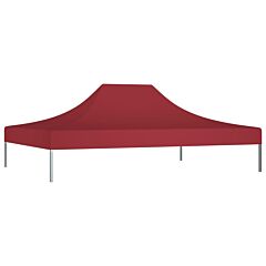 Party Tent Roof 4x3 m Burgundy 270 g/m²