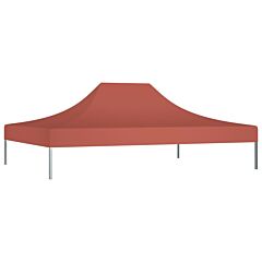 Party Tent Roof 4x3 m Terracotta 270 g/m²