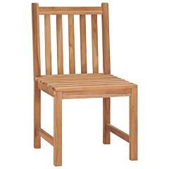 Garden Chairs 2 pcs Solid Teak Wood