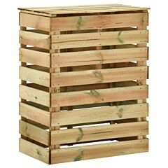 Slatted Garden Composter 80x50x100 cm Impregnated Pinewood