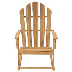 Adirondack Rocking Chair Solid Teak Wood
