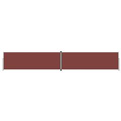 Retractable Side Awning Brown 200x1200 cm