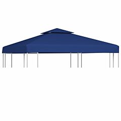 Gazebo Cover Canopy Replacement 310 g / m² Dark Blue 3 x 3 m