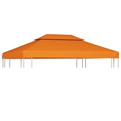Gazebo Cover Canopy Replacement 310 g / m² Orange 3 x 4 m