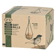 Esschert Design 4-Season Bird Suet Balls Including Holder