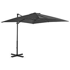 Cantilever Umbrella with Aluminium Pole Anthracite 250x250 cm