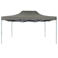 Foldable Tent Pop-Up 3x4.5 m Anthracite