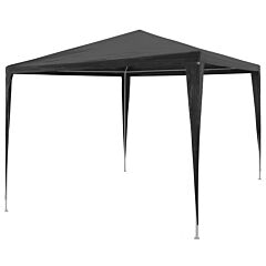 Party Tent 3x3 m PE Anthracite