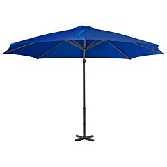 Cantilever Umbrella with Aluminium Pole Azure Blue 300 cm