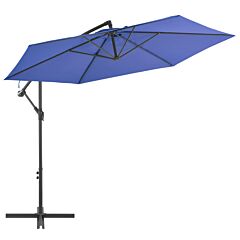 Cantilever Umbrella with Aluminium Pole 300 cm Blue