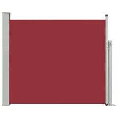Patio Retractable Side Awning 100x300 cm Red