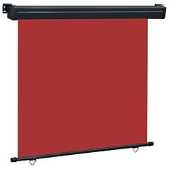 Balcony Side Awning 170x250 cm Red