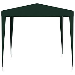 Professional Party Tent 2,5x2,5 m Green 90 g/m²