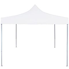 Professional Folding Party Tent 2x2 m Steel White