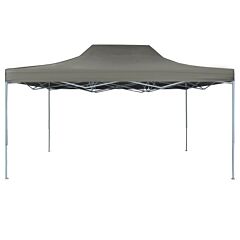 Professional Folding Party Tent 3x4 m Steel Anthracite