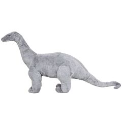 vidaXL Standing Plush Toy Brachiosaurus Dinosaur Grey XXL