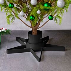 vidaXL Christmas Tree Stand Black 47x47x13.5 cm