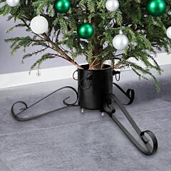 vidaXL Christmas Tree Stand Black 58x58x21 cm