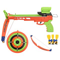 vidaXL Children Crossbow and Dart Archery Set with Target