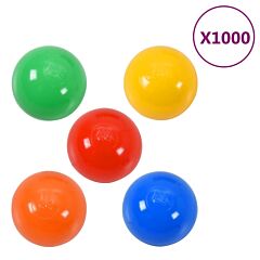vidaXL Play Balls 1000 pcs Multicolour