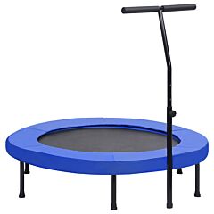 Fitness Trampoline with Handle and Safety Pad 122 cm