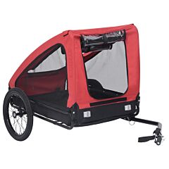 Pet Trailer Red and Black