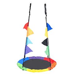 Rainbow Swing with Flags 100 cm