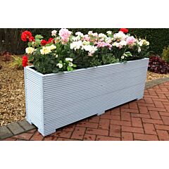 Light Blue 5ft Wooden Planter Box - 140x32x53 (cm) great for Bamboo Screening