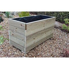 120x44x53 - Plain Wooden Garden Planter