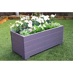 100x44x43 - Purple Wooden Garden Planter