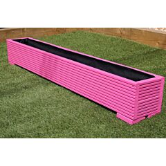 180x22x23 - Pink Wooden Garden Planter