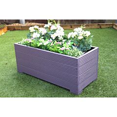 120x44x43 - Purple Wooden Garden Planter