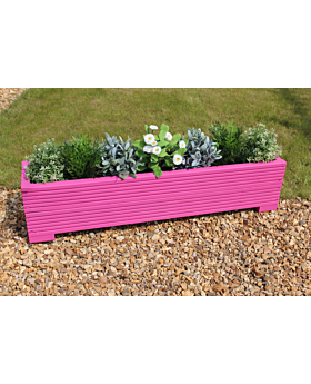 BR Garden Pink Flower Garden Plant Pot 100x22x23 cm
