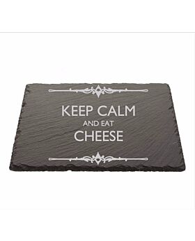 Keep Calm And Eat Cheese Engraved Cheeseboard